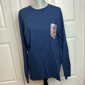 American Flag Patriotic Long Sleeve Shirt